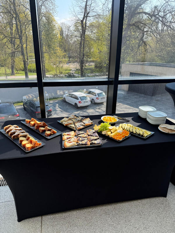 Občerstvení na workshopu